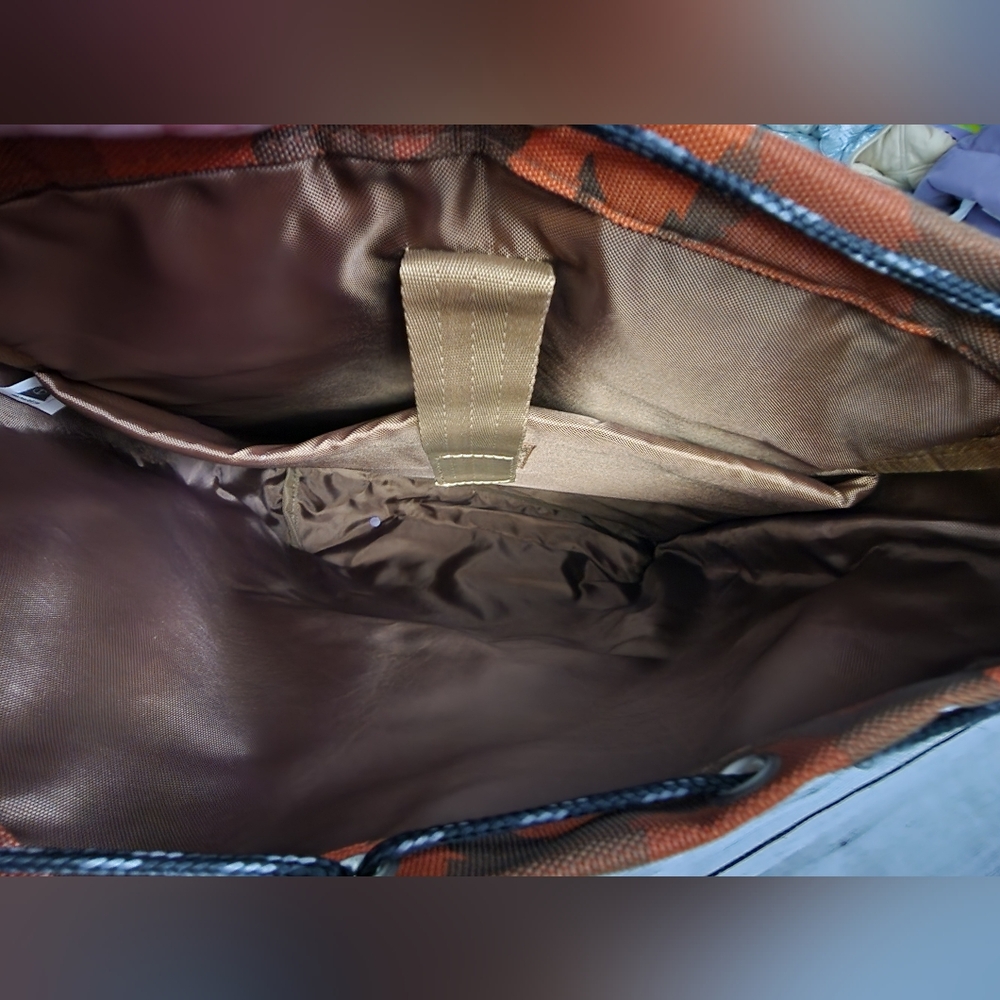 Poler Outdoor Stuff Orange Camo Backpack With Pad… - image 6